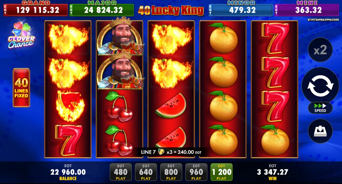 40 Lucky King Slot